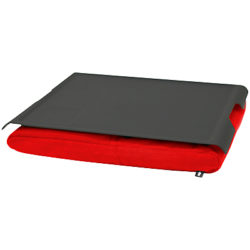 Bosign Antislip Wood Lap Tray Black/Red